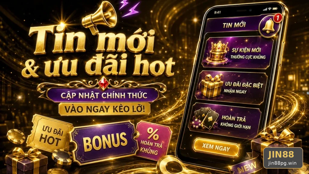 Đánh Giá Trải Nghiệm Theo Dõi Tin Tức JIN88 Trên Điện Thoại: Cập Nhật Ưu Đãi Và Điều Kiện Khuyến Mãi Tại jin88pg.win